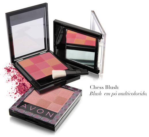 Blush em Pó 3x1 Chess Multicolorido