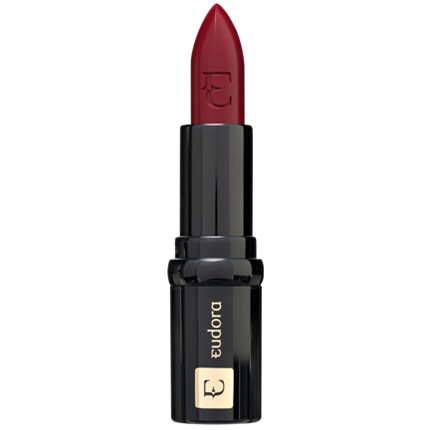 Eudora Lip Deluxe Batom Hidratante FPS 15. Cor: Glam Red