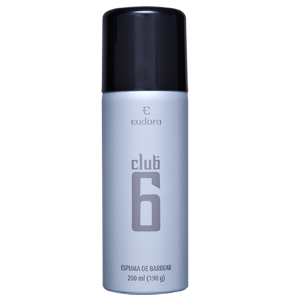 Club 6 Espuma de Barbear 200ml (190g)