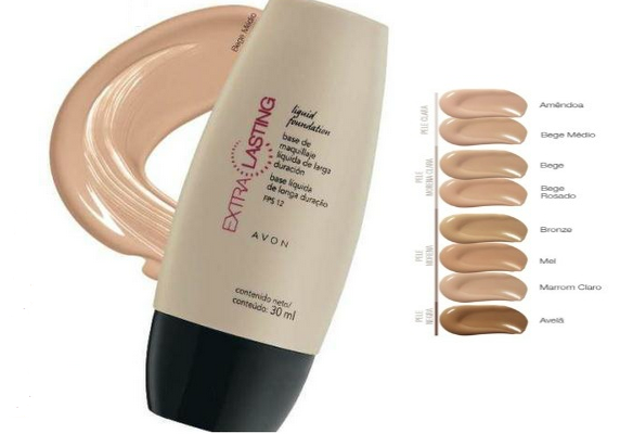 Base Líquida de Longa Duração FPS 12 - 30ml