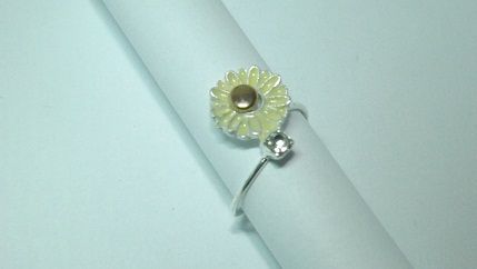 Anel Florzinha Amarela